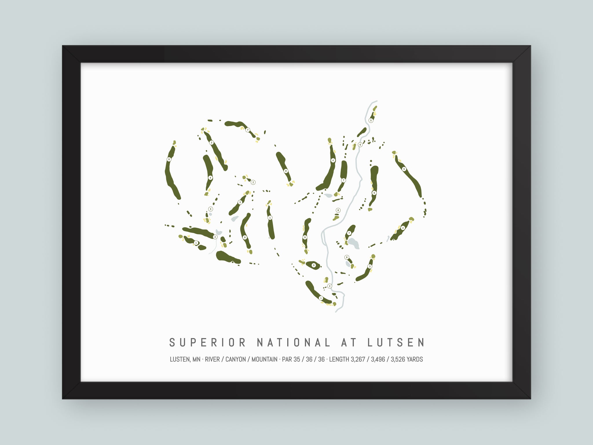 Superior-National-at-Lutsen-MN--Black-Frame-24x18-With-Hole-Numbers