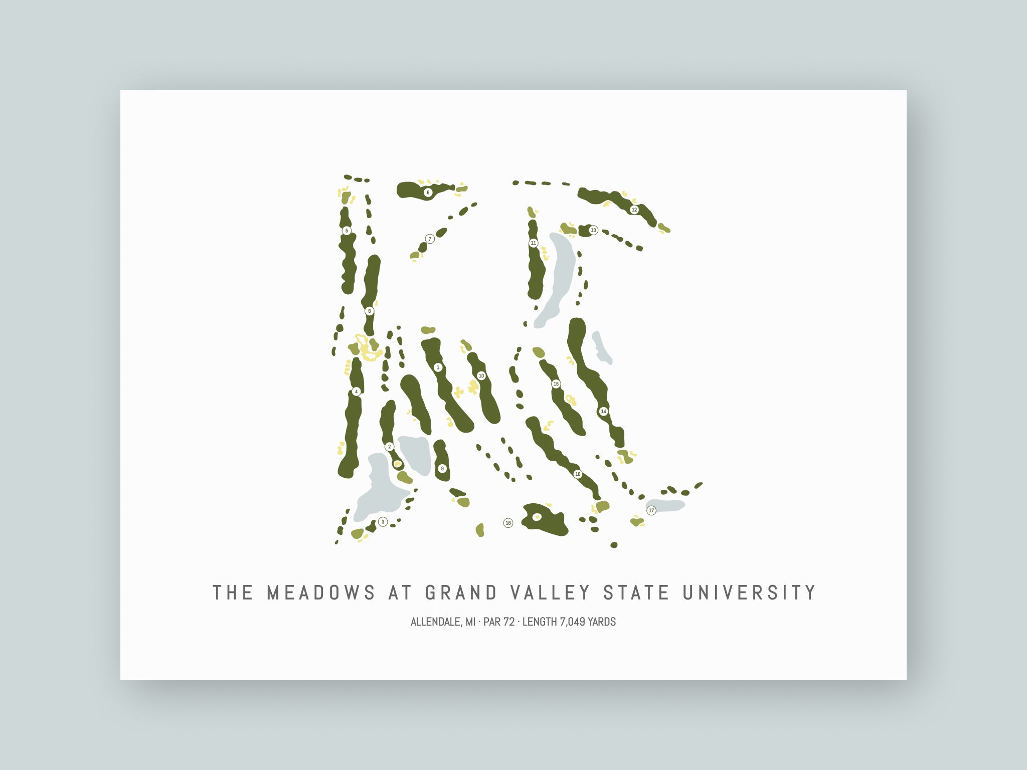 The-Meadows-at-Grand-Valley-State-University-MI--Unframed-24x18-With-Hole-Numbers