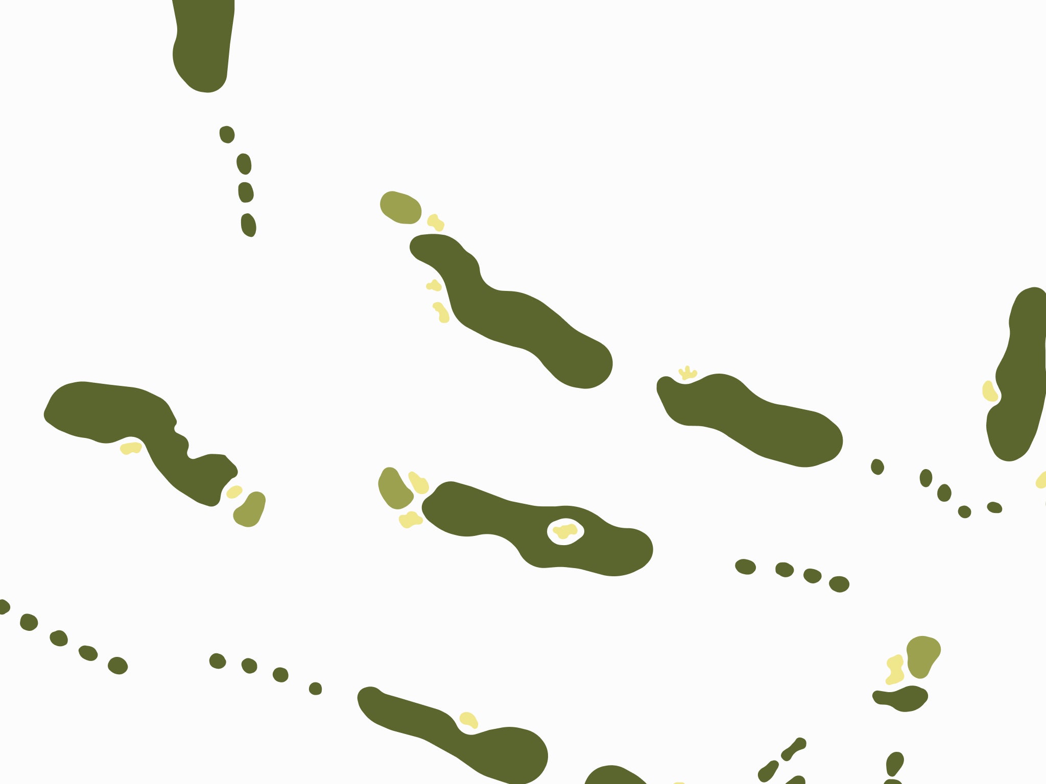 Tonto Verde Golf Club - Ranch Course Map - Close Up