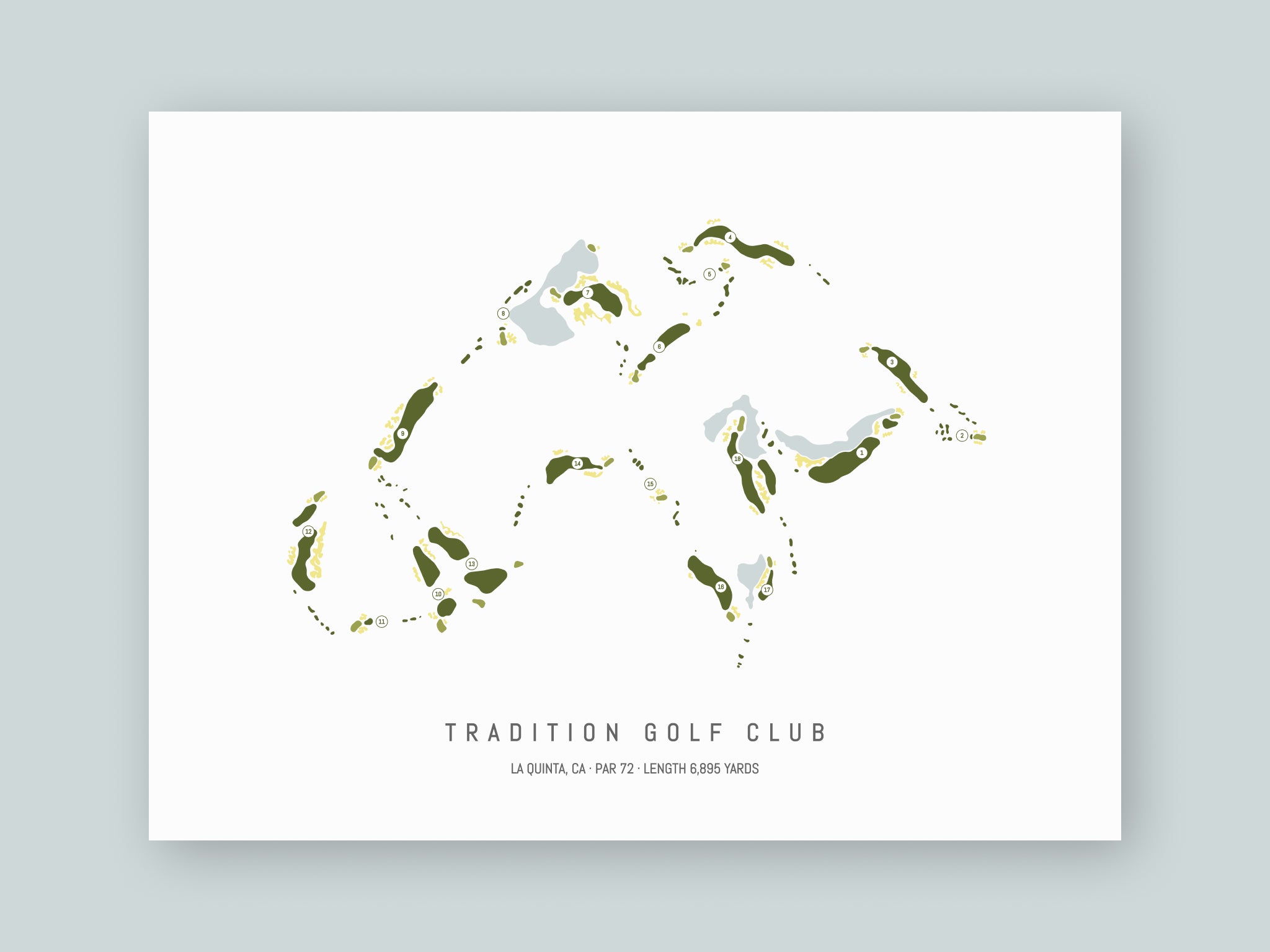 Tradition-Golf-Club-CA--Unframed-24x18-With-Hole-Numbers